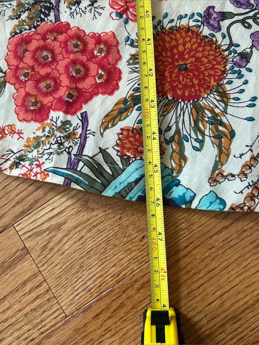 Apsara by Amrita Floral Maxi Dress XL Smocked Back Pockets Boho Cottagecore EUC - Picture 10 of 12